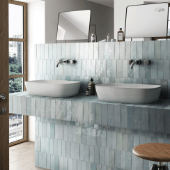 Artisan Aqua 6.5cm x 20cm Wall Tile