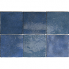 Artisan Colonial Blue 13.2cm x 13.2cm Wall Tile