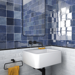 Artisan Colonial Blue 13.2cm x 13.2cm Wall Tile