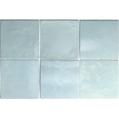 Artist Aqua 13.2cm x 13.2cm Wall Tile
