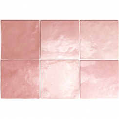 Artist Rose Mallow 13.2cm x 13.2cm Wall Tile