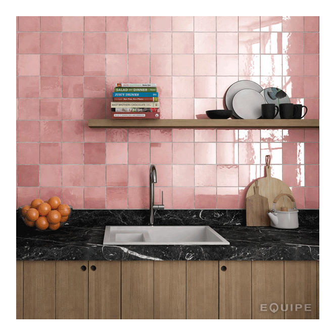 Artist Rose Mallow 13.2cm x 13.2cm Wall Tile