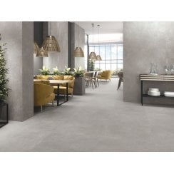 Asphalt Fume 60cm x 60cm Wall Tile & Floor Tile