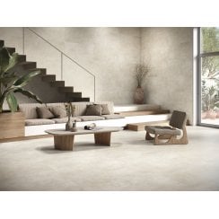 Asphalt Off White 60cm x 60cm Wall Tile & Floor Tile