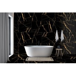 Atlantis Black Matt Wall & Floor Tile 60cm x 120cm