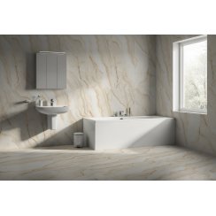 Aurora Onyx Gold Glossy Porcelain Tiles 60cm x 120cm Wall and Floor Tile