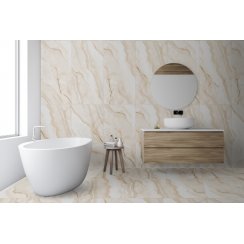 Aurora Onyx Gold Glossy Porcelain Tiles 60cm x 120cm Wall and Floor Tile