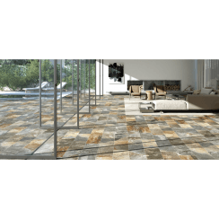 Aymara Multicolour Matt Anti Slip 30cm x 60cm Wall & Floor Tile