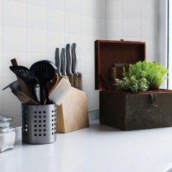 Azulejo Blanco 15cm x 15cm Wall Tile