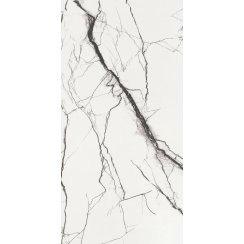 B&W Marble Matt 60cm x 120cm Wall and Floor Tile