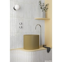 Bali White 5cm x 40cm Wall Tile