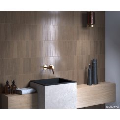 Bamboo Chocolate 5.6cm x 22.4cm Wall and Floor Tile
