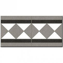 Barnet Basildon Blanco 15.8cm x 31.6cm Border Tile