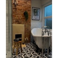 Barnet Harrow 31.6cm x 31.6cm Floor Tile