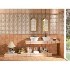 Barro Ochre 20cm x 20cm Wall and Floor Tile