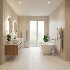Basalte Blanco Carven Texture 60cm x 120cm Wall & Floor Tile
