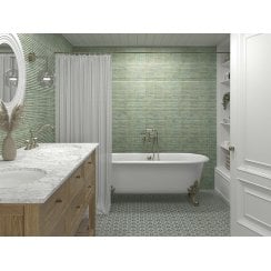 Bellagio Aquamarina Kit Kat 15cm x 30cm Wall Tile