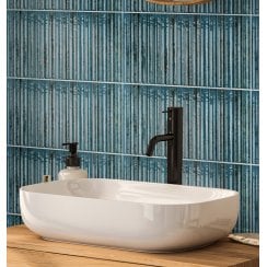 Bellagio Blu Kit Kat 15cm x 30cm Wall Tile
