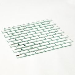 Bevel Mirror (2.5cm x 5cm) 30cm x 30cm Mosaic Tile