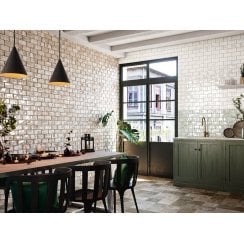 Biarritz Green 7.5cm x 15cm Wall & Floor Tile