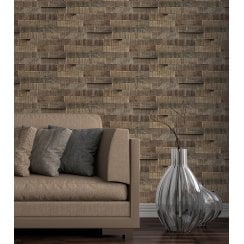 Black Forest Wood  15cm x 60cm Peel & Stick Panel Tile