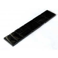 Black Laser Sparkle 4.7cm x 24.8cm Border Tile