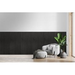 Black Oak Acoustic Wood Panel 120cm x 60cm x 21mm