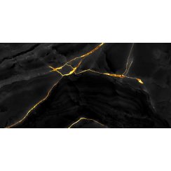 Black Onyx Gold Polished 60cm x 120cm Wall and Floor Tile