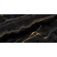Black Onyx Gold Polished 60cm x 120cm Wall and Floor Tile