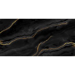 Black Onyx Gold Polished 60cm x 120cm Wall and Floor Tile