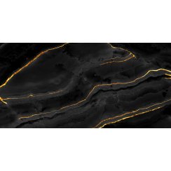 Black Onyx Gold Polished 60cm x 120cm Wall and Floor Tile