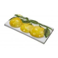 Blanco Naranja 7.5cm x 15cm Border  Tile