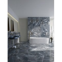 Blue Onyx Porcelain Tile 60cm x 120cm Wall and Floor Tile