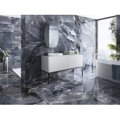 Blue Onyx Porcelain Tile 60cm x 120cm Wall and Floor Tile