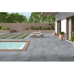 Bodo Grey 60cm x 120cm x 2cm Slab Outdoor Tile Pallet Deal