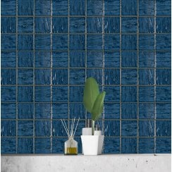 Bondi Blue 30cm x 30cm (9.5cm x 9.5cm) Mosaic Tile