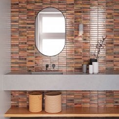 Borealis Garnet 15cm x 30cm Wall Tile