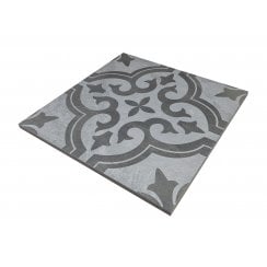 Brazillian Black/Grey Flower 60cm x 60cm 2cm Slab Tile