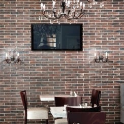 Bristol Umber Brick 6cm x 25cm Wall & Floor Tile PER BOX