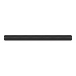 Bullnose Black Matt 1.2cm x 15cm Border tile