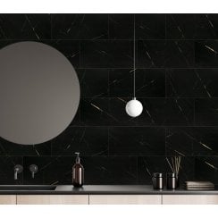 Cadia Black & Gold 25cm x 50cm Wall Tile