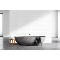 Calacata White Square Decor 30cm x 90cm Rectified Wall Tile