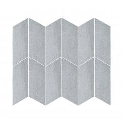 Canyon Chevron Gris Left 10cm x 30cm Wall Tile