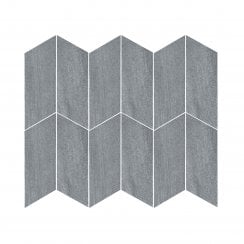 Canyon Chevron Nero Left 10cm x 30cm Wall Tile