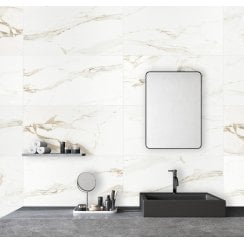 Capel Gold Matt 30cm x 60cm Marble Effect Tiles