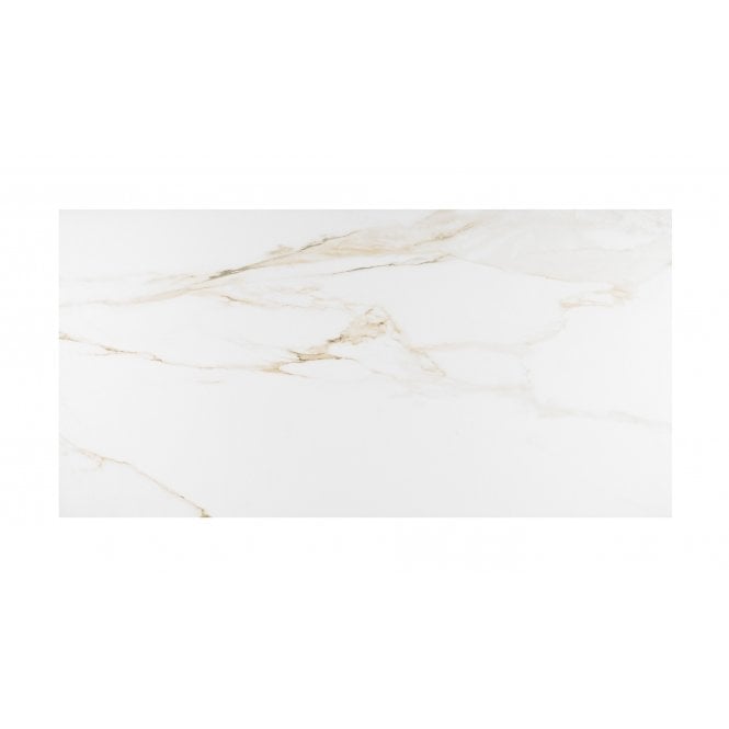 Capel Gold Matt 60cm x 120cm Marble Effect Floor Tile