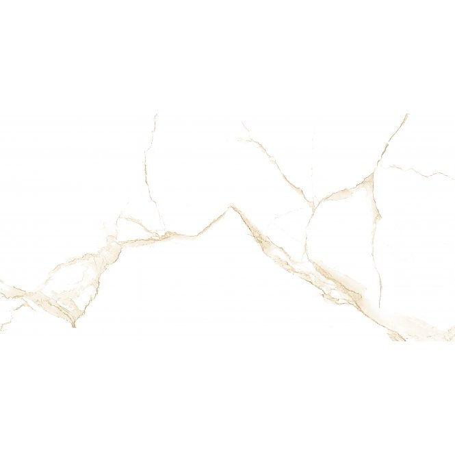 Carrara Gold Marble-Effect 60cm x 120cm Wall and Floor Tile