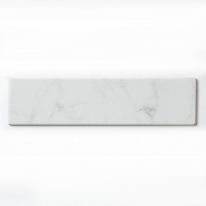 Carrara Matt Flat 7.5cm x 30cm Wall Tile