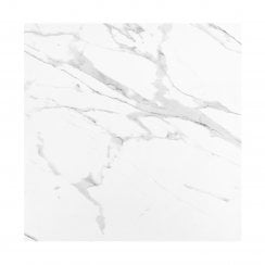 Carrara White Gloss Marble Effect Rectified Porcelain 60cm x 60cm  Wall & Floor Tile