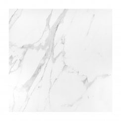 Carrara White Matt Marble Effect Rectified Porcelain 60cm x 60cm  Wall & Floor Tile